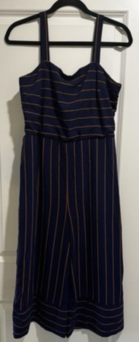Japna Striped Jumpsuit Size L
